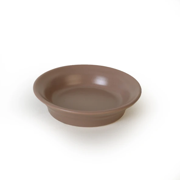 Keramika Mat Toprak Taupe Bloom Çerezlik / Sosluk 12 Cm 6 Adet 977 - 3