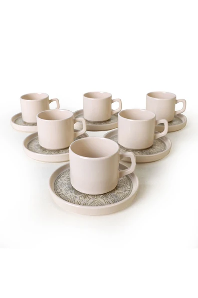 Keramika Groundlace Stackable Çay Takımı 12 Parça 6 Kişilik 21501 - 2