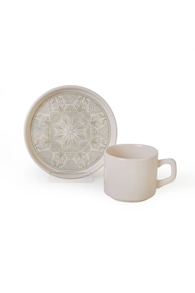 Keramika Groundlace Stackable Çay Takımı 12 Parça 6 Kişilik 21501 - 4