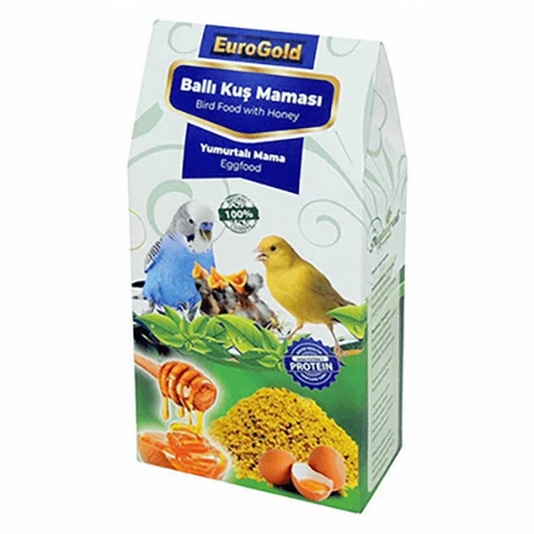 EuroGold Ballı ve Yumurtalı Kuş Maması 100 Gr