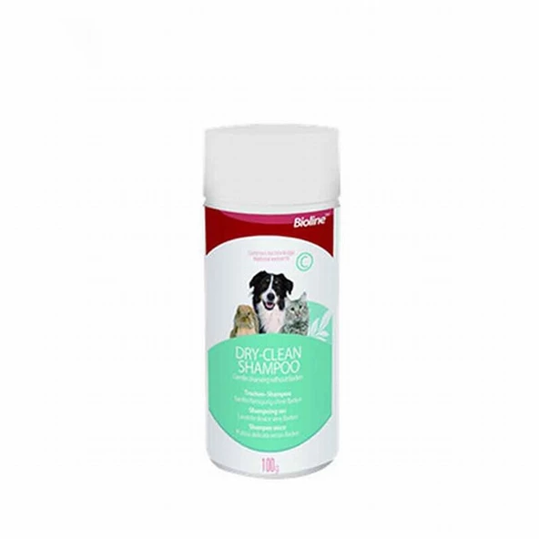 Bioline Kuru Toz Kedi ve Köpek Şampuanı 100 Gr