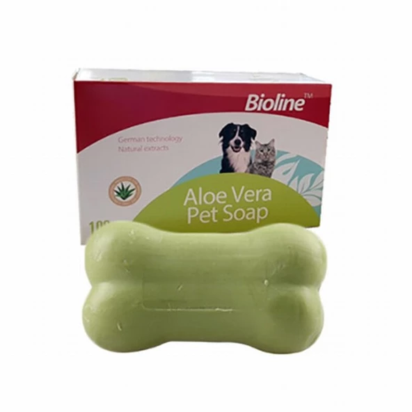 Bioline Aloe Veralı Kedi ve Köpek Sabunu 100 Gr