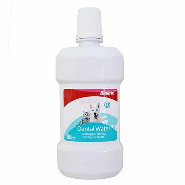 Bioline Dental Water Bakteri Engelleyici Kedi ve Köpek Ağız Bakım Suyu 300 Ml