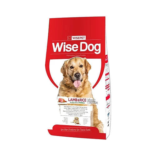 Wise Dog Kuzu Etli ve Pirinçli Yetişkin Köpek Maması 15 Kg