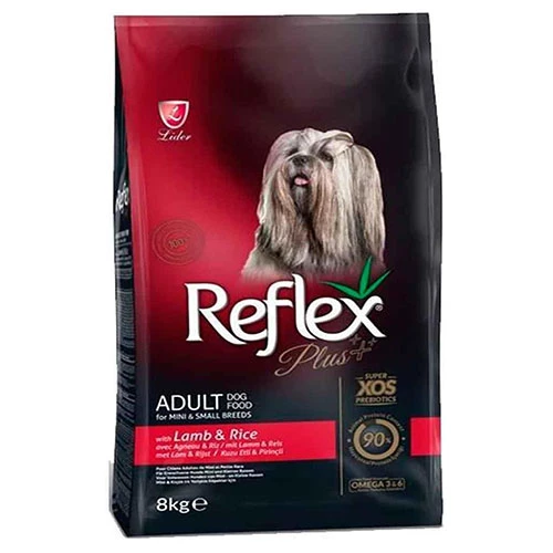 Reflex Plus Mini Small Kuzulu ve Pirinçli Küçük Irk Yetişkin Köpek Maması 8 Kg ürün görseli