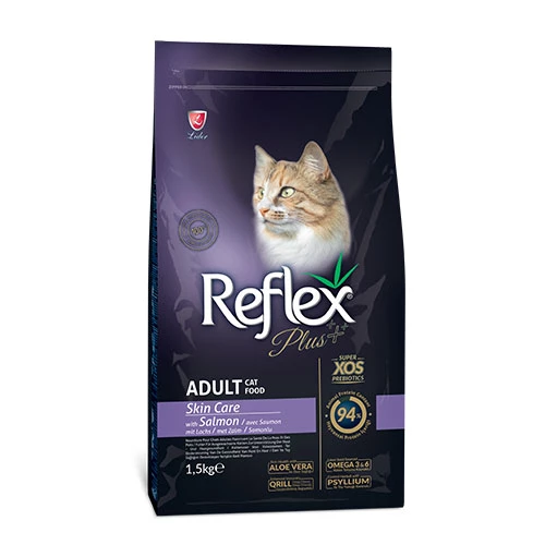 Reflex Plus Skin Care Somonlu Yetişkin Kedi Maması 1,5 Kg