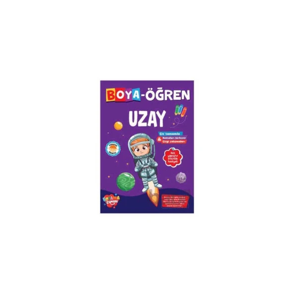 Boyama Zamanı Boya Öğren Uzay