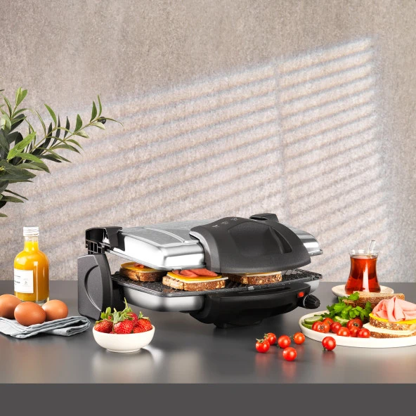 Schafer Grill Chef Tost Makinesi-Inox - 2