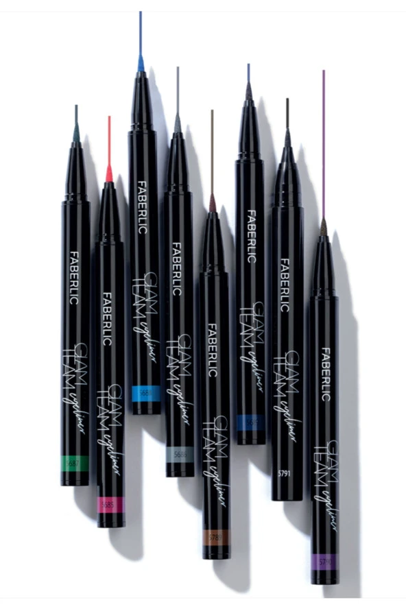 Faberşic  Glam Team Kalıcı Renkli Kalem Eyeliner - Grafit - Gri.-5686