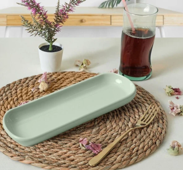 KERAMİKA KAYIK NOYAN 26X9 CM NİL YEŞİLİ 306