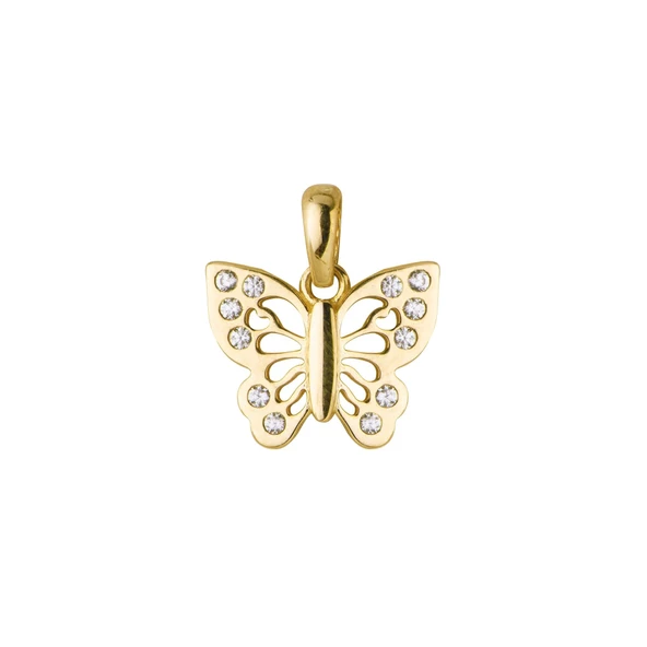 14 Ayar Taşlı Kelebek Altın Kolye Ucu 0,98 gr ürün görseli 1
