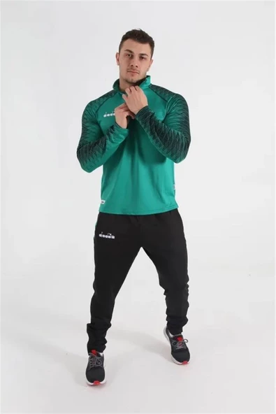 Diadora Ritim Yeşil Erkek Antreman Eşofman Takımı - 3