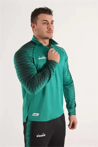 Diadora Ritim Yeşil Erkek Antreman Eşofman Takımı - 4