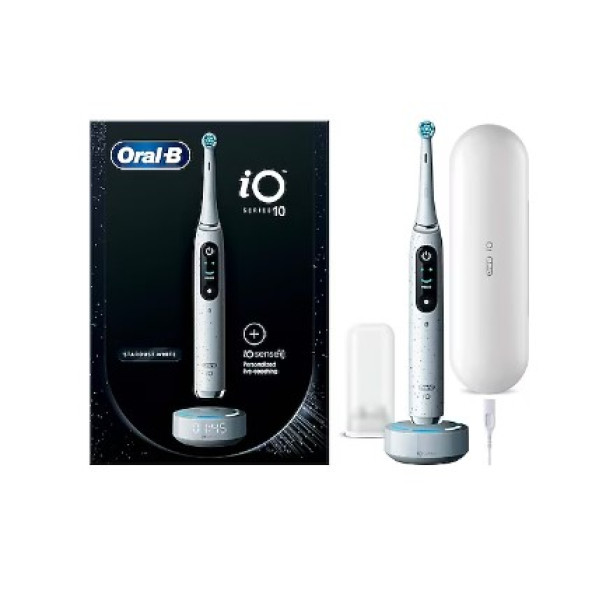 Oral-B iO 10 Şarjlı Diş Fırçası Stardust Beyaz