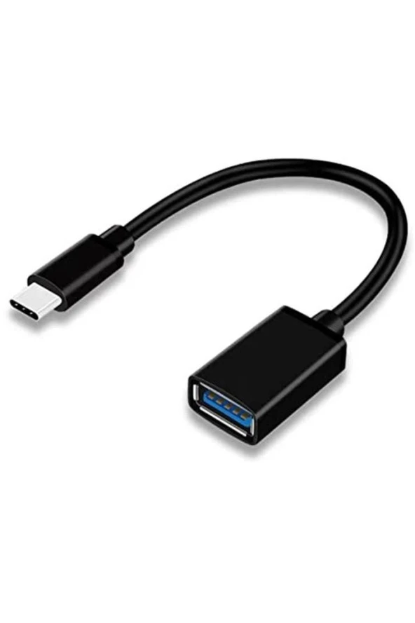 Type-C To USB 3.0 OTG Çevirici 15Cm (Erkek-Dişi) Klavye Mouse Dönüştürücü Adaptör