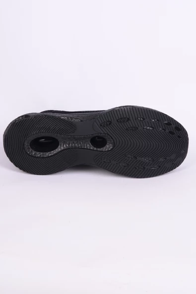 Pierre Cardin 10037 Fileli Desenli Ortopedik Taban Rahat Esnek Yüksek Taban Hafif Siyah Günlük Erkek Spor Ayakkabı - 4