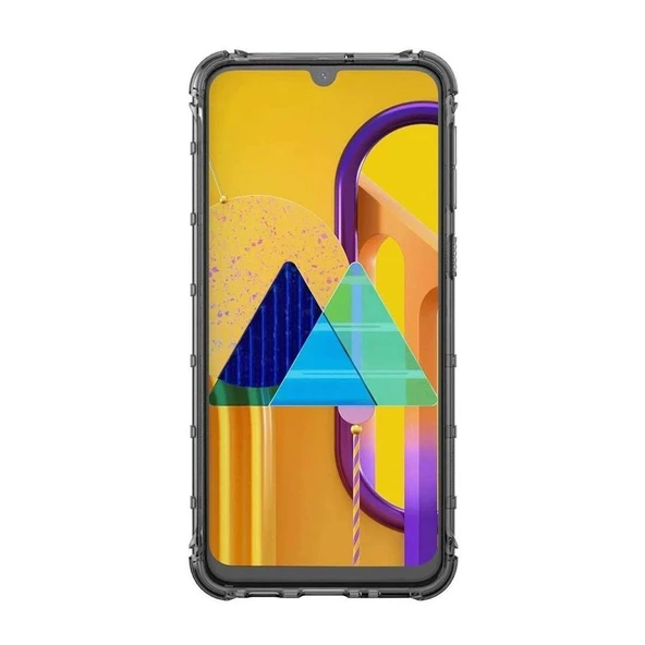 Samsung Galaxy M30s Araree Silikon Kılıf - Siyah - Resim 4