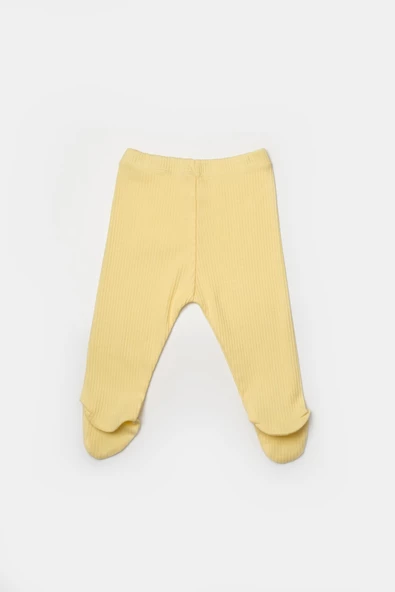 Bebek 2'li Patikli Pantolon, %50 Bambu - %50 Organik Pamuk, Bebek ve Yenidoğan Serisi - CSYB9028 - 6