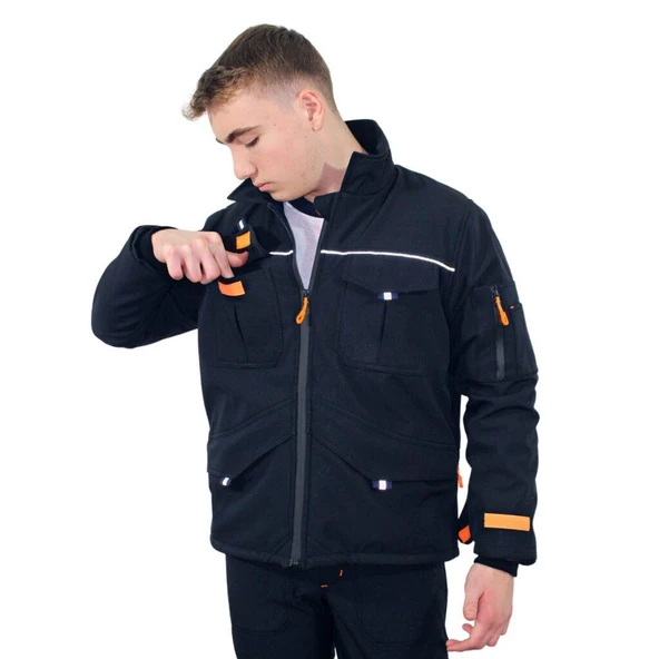 Persmont PMS06 Softshell Plus Mont Lacivert  3XL - 2