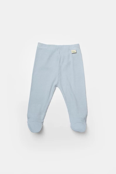 Bebek 2'li Patikli Pantolon, %50 Bambu - %50 Organik Pamuk, Bebek ve Yenidoğan Serisi - CSYB9029 - 3
