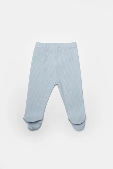Bebek 2'li Patikli Pantolon, %50 Bambu - %50 Organik Pamuk, Bebek ve Yenidoğan Serisi - CSYB9029 - 4