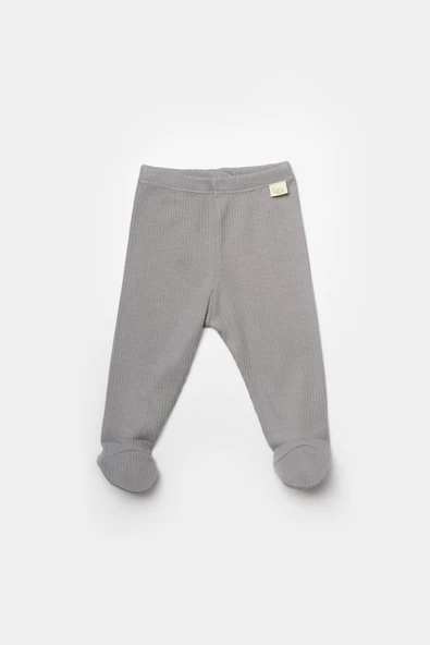 Bebek 2'li Patikli Pantolon, %50 Bambu - %50 Organik Pamuk, Bebek ve Yenidoğan Serisi - CSYB9029 - 5