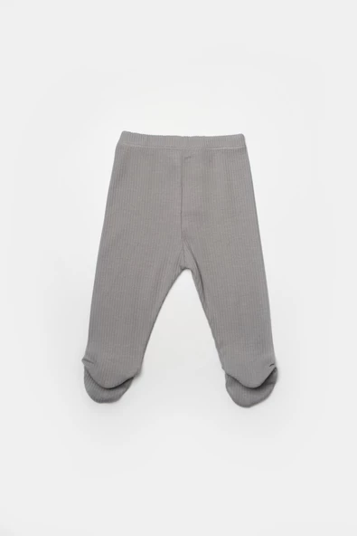 Bebek 2'li Patikli Pantolon, %50 Bambu - %50 Organik Pamuk, Bebek ve Yenidoğan Serisi - CSYB9029 - 6