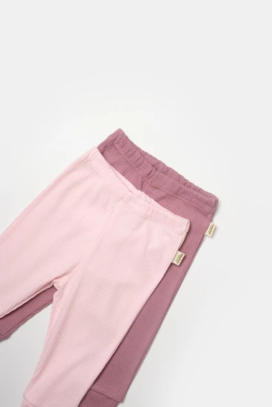 Bebek 2 Parça Pantolon, %50 Bambu - %50 Organik Pamuk, Bebek ve Yenidoğan Serisi - CSYB9030 - 7