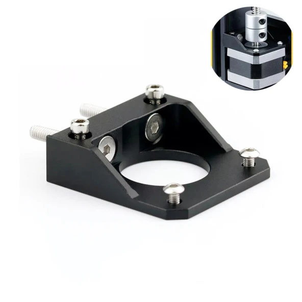 Nema 17 Step Motor Tutucu Alüminyum Parça(Siyah)