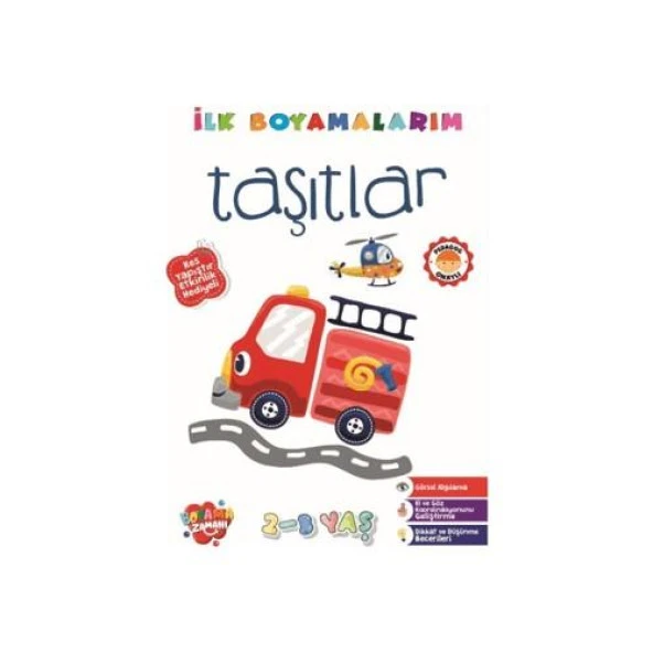 Boyama Zamanı İlk Boyamalarım – Taşıtlar