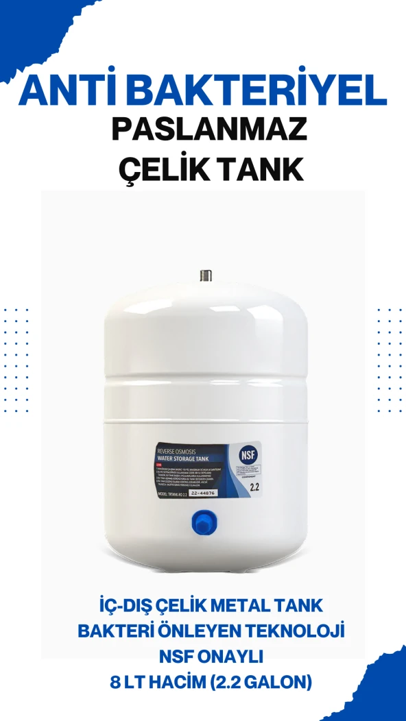 Kapalı Kasa 5 Aşamalı Pompalı Su Arıtma Cihazı - Resim 6