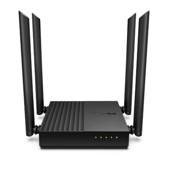 Tp-Link Dual Bant 4 Port Kablosuz Router AC1200 Mbps Kablosuz MU-MIMO WiFi Router 4 Gigabit LAN Bağlantı Noktası