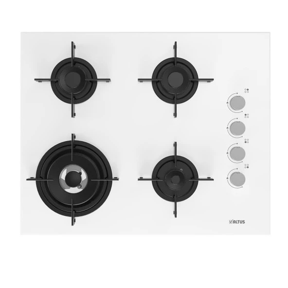 Altus Beyaz Cam Ankastre Set 535 W - 189 Dw Ocak Woklu-321 W Fırın Turbo - Resim 3