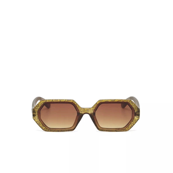 Okkia Andrea Altıgen Unisex  Güneş Gözlüğü - Resim 4