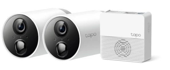 TP-Link 1080P Akıllı Kablosuz Güvenlik Kamerası 2 Kameralı Sistem 180 Gün Şarj Süresi Su Geçirmez