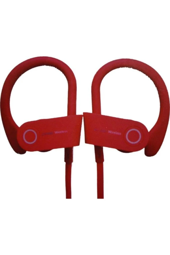2278 Bluetooth Spor Kulak Arkası Kulaklık - Kırmızı