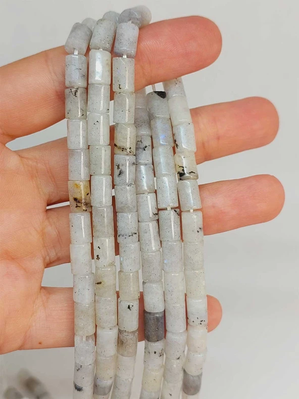 Ay Taşı Silindir Kesim 5.5x7.5mm Dizi (49316) ürün görseli