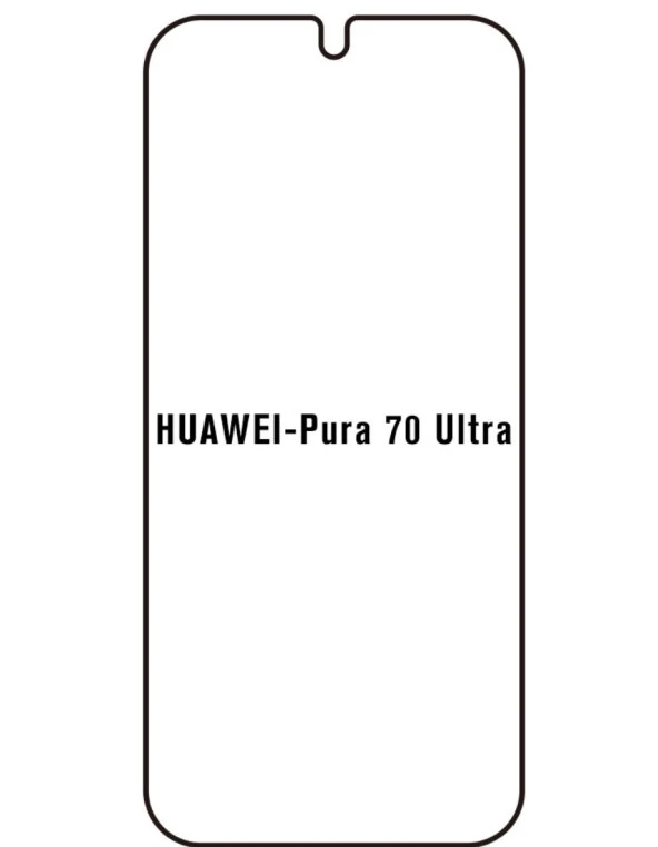 Rova Hua Pura 70 Ultra Uyumlu Ön+Arka Body Şeffaf Ultra Koruyucu Nano Jelatin - 2