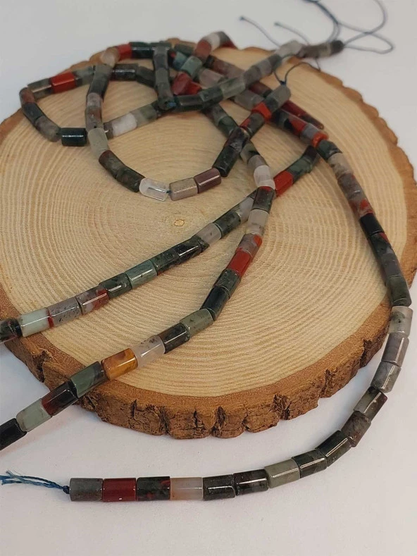 Kan Taşı Silindir Kesim 5.5x7.5mm Dizi (49320) - Resim 3