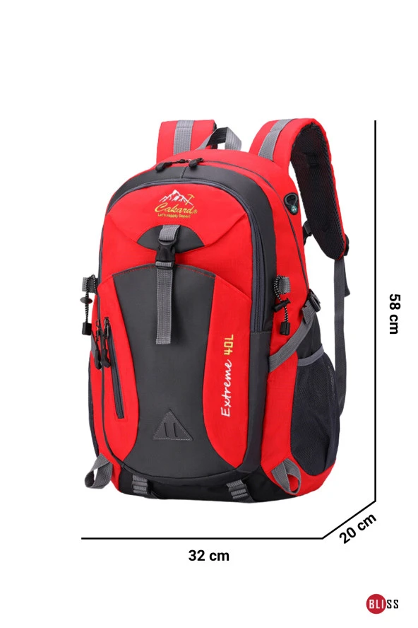 İthal Çok Fonksiyonlu Su Geçirmez Outdoor Dağcı Kamp Çantası 40 lt