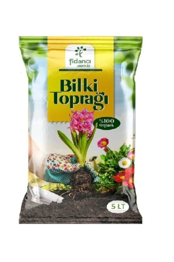 5 Litre Torf Bitki Toprağı Çiçek Toprağı Perlit Cocopeat Katkılı Fidancı