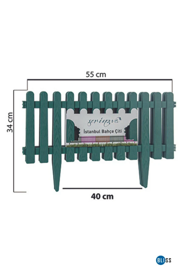 Dekoratif Bahçe Çiti Plastik Çit Peyzaj Çiti Modern Bahçe Çiti 1 Adet
