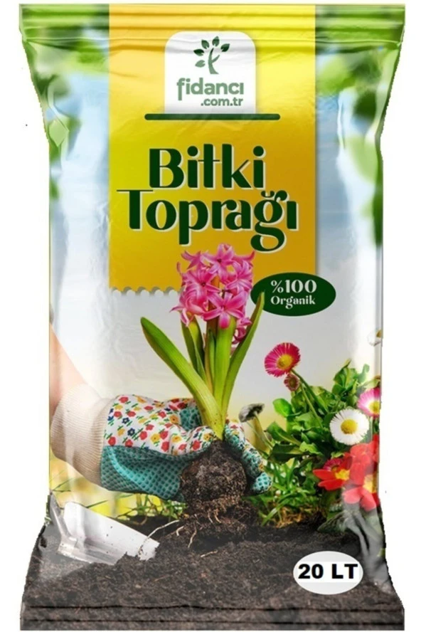 20 Litre Torf Bitki Toprağı Çiçek Toprağı Perlit Cocopeat Katkılı Fidancı