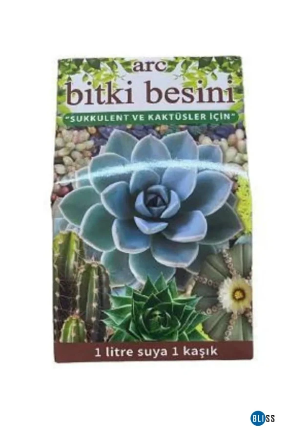 Kaktüs Sukulent  Bitki Besini 100 Gr - Kaktüs Sukulent Bakım Ürünü