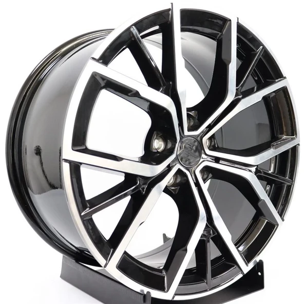 R1 Wheels 19 inç 5*112 ET30 Siyah Jant Takımı (J-1122) - 2