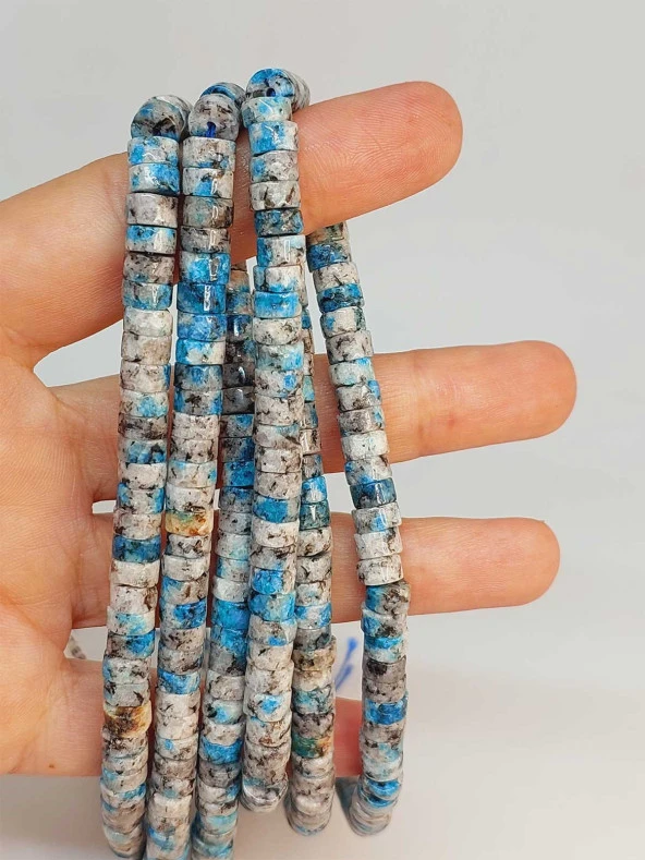 Dumortierit Taşı Şekilli 3x6mm Dizi (49336)