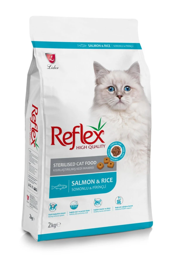 REFLEX Somonlu Kısırlaştırılmış Kedi Maması 2kg