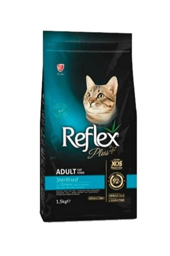 REFLEX Plus Somonlu Kısırlaştırılmış Kedi Maması 1,5 Kg
