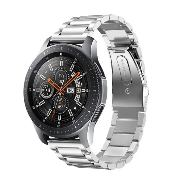 Huawei Watch 3 / 3 Pro Gt Gt2 GT2E Gt2 Gt3 Pro 46MM Metal Kordon Klipsli Paslanmaz - 3