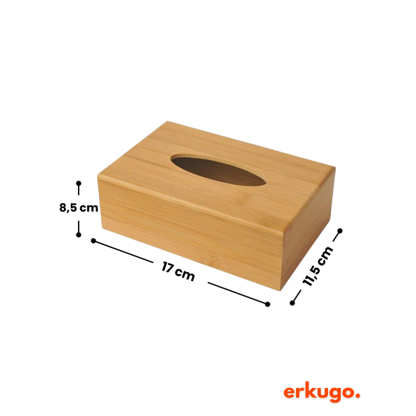 Doğal Bambu Peçetelik, Masa üstü Peçetelik, Hazneli Peçetelik - 6